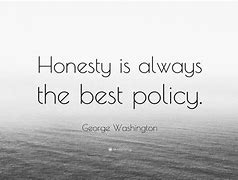 honesty is the best policy